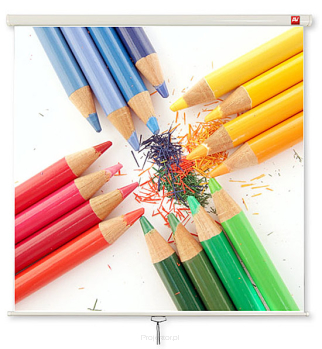 Ekran Avtek Wall Standard 200x200 Matt White