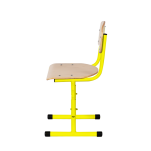 Regulowane krzesło szkolne JACEK  Rozmiar 4-6 (żółte) - 2