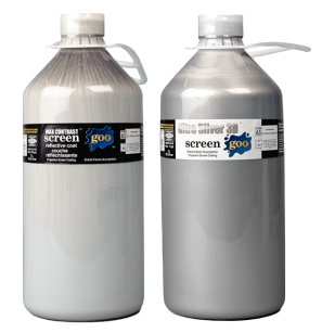 Farba Screen Goo Ultra Silver 3D zestaw 2L