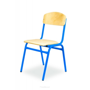 Krzesło szkolne Olek  Rozmiar 4 (niebieskie)