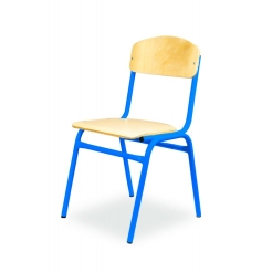 Krzesło szkolne Olek  Rozmiar 4 (niebieskie)