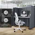 Parawan akustyczny SADIE Carbon Fog 260/145 cm - 5