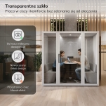 Budka akustyczna do biura INBOX 4-osobowa - 11