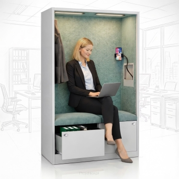 Kabina akustyczna MentalBox SALLY 1850 x 1150 x 400 mm