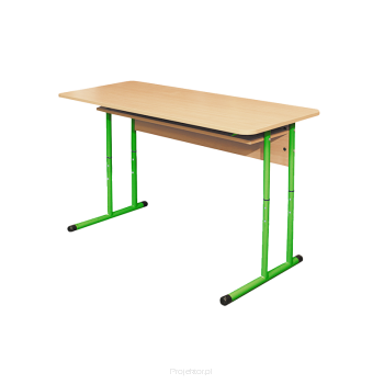 Ławka szkolna Agatka Duo 4 (zielona)