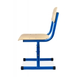 Regulowane krzesło szkolne JACEK  Rozmiar 4-6 (niebieskie) - 2