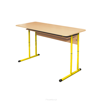 Ławka szkolna Agatka Duo 4 (żółta)