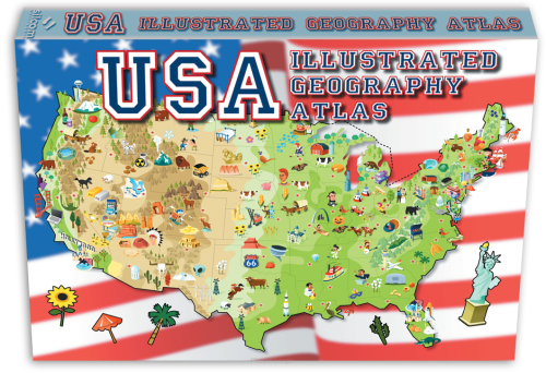 Oprogramowanie USA - Illustrated Geography Atlas