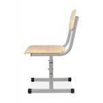 Regulowane krzesło szkolne JACEK  Rozmiar 4-6 (szare) - 3