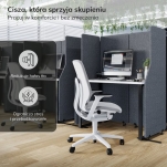 Parawan akustyczny SADIE Carbon Fog 240/145 cm - 2